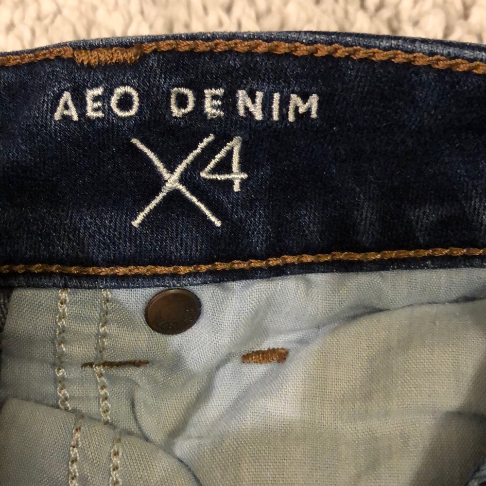 AEO Hi-Rise Shortie 360 Super Stretch Denim X - Picture 7 of 8
